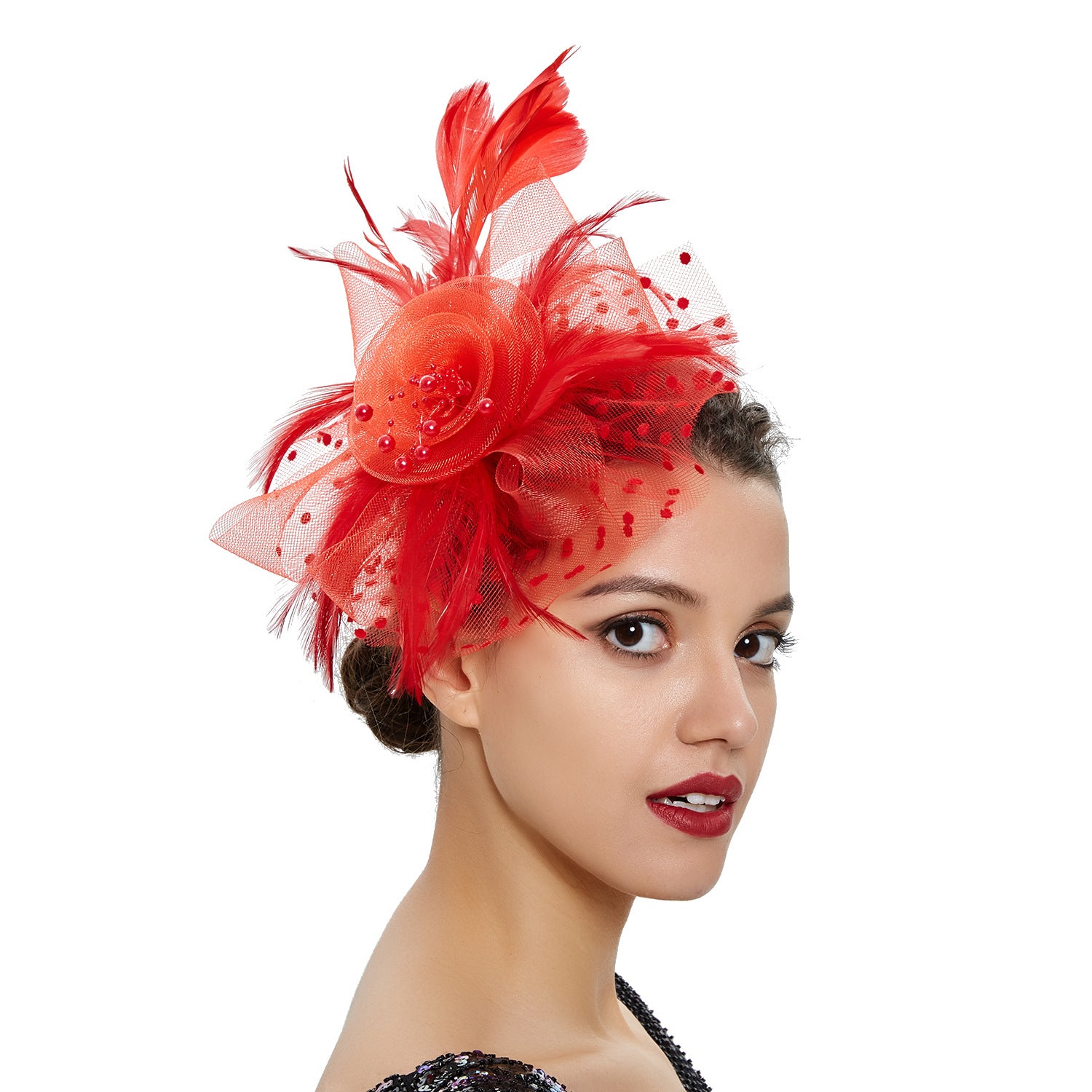 Diadema De Organza De Plumas al por mayor